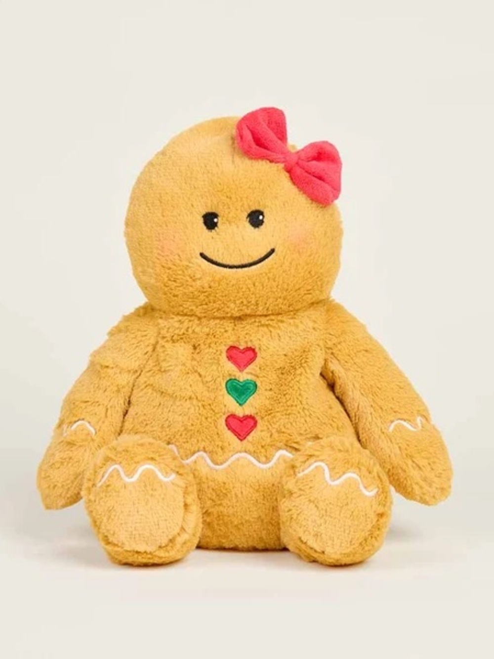 Warmies Gingerbread Girl Microwavable Weighted Lavender Plush